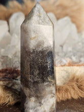Load image into Gallery viewer, Smokey quartz mica and moonstone tower