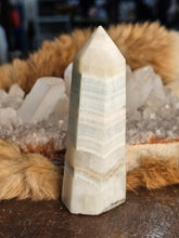 Load image into Gallery viewer, Larimar with quartz tower