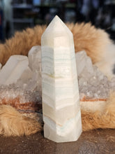 Load image into Gallery viewer, Larimar with quartz tower