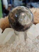 Load image into Gallery viewer, Black moonstone sphere
