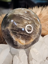 Load image into Gallery viewer, Black moonstone sphere