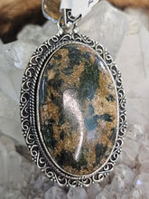 Load image into Gallery viewer, Sterling silver plated tourmaline pendant