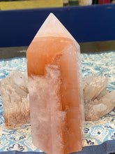 Load image into Gallery viewer, Orange calcite tower