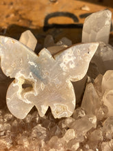 Load image into Gallery viewer, Dendritic Opal Carved Butterfly
