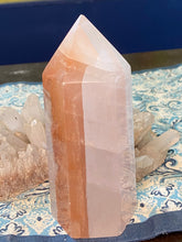 Load image into Gallery viewer, Orange calcite tower
