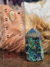 Load image into Gallery viewer, Blue azurite and malachite  tower
