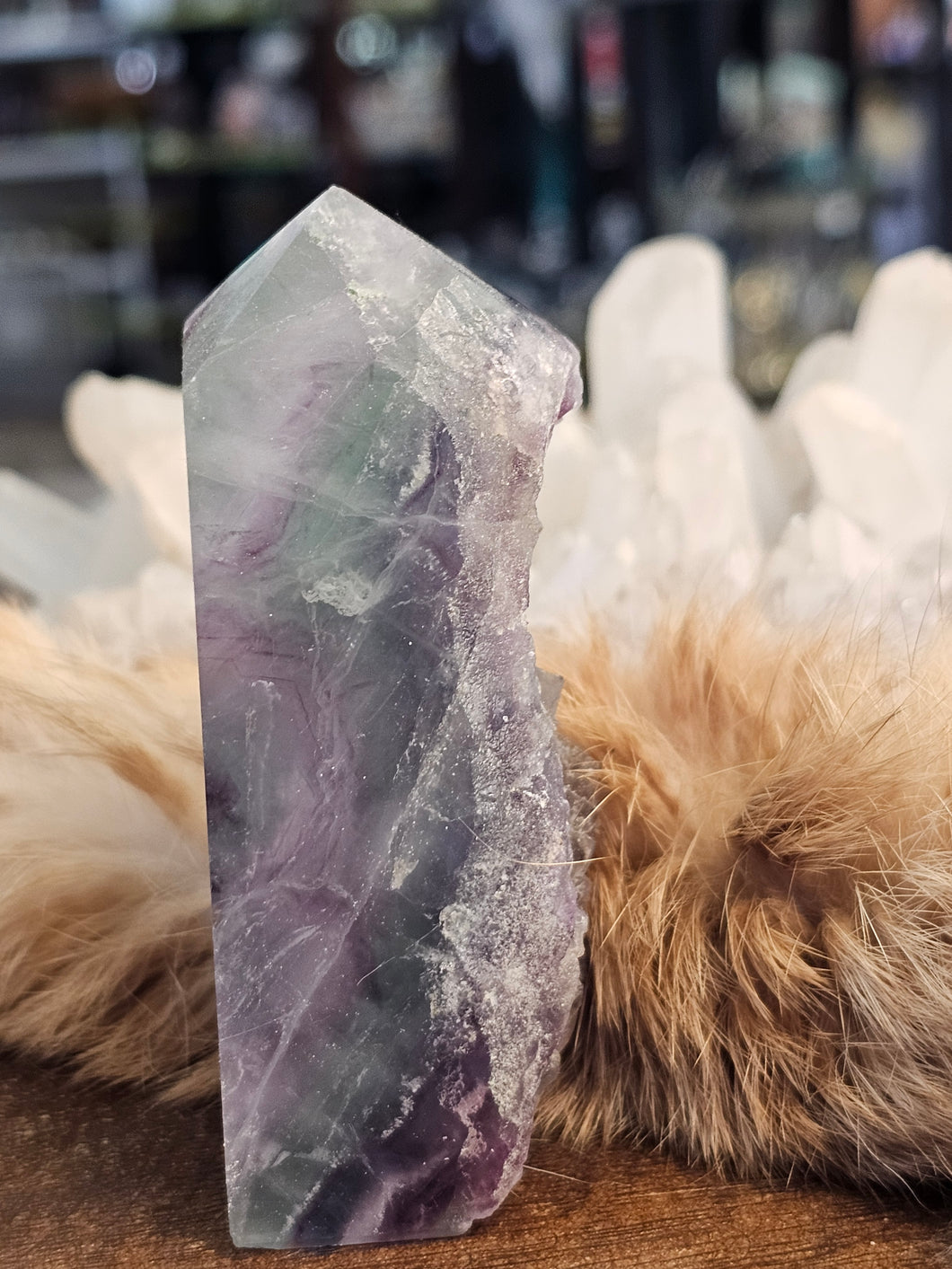 Fluorite raw side tower