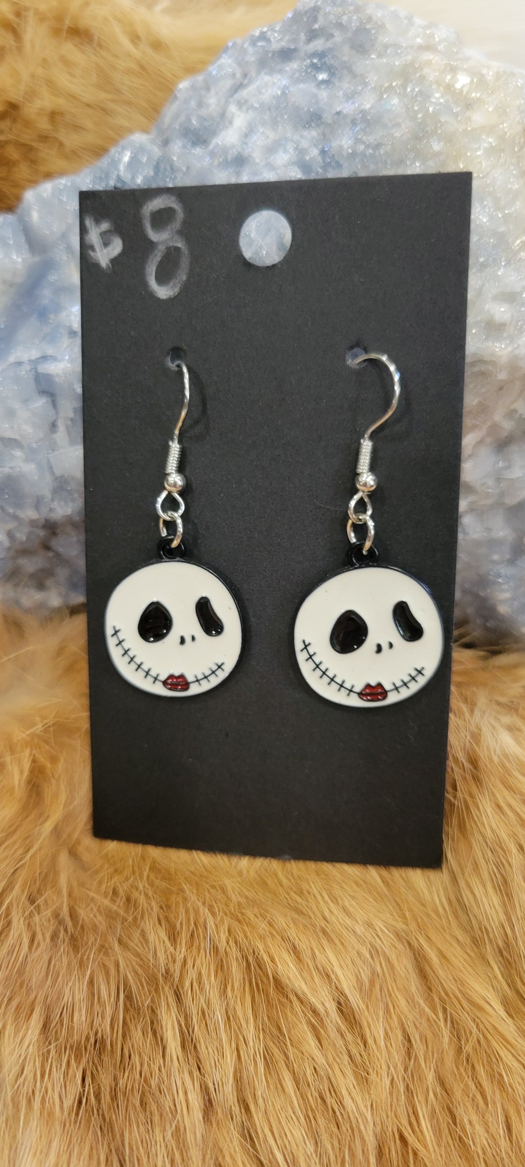 Jack Skeleton face fashion earrings