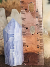 Load image into Gallery viewer, Blue lace agate tower
