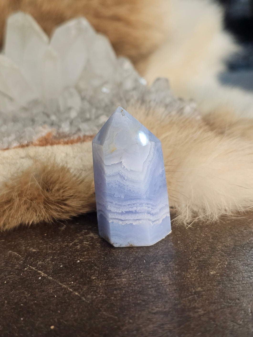 Blue lace agate