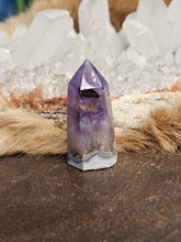 Load image into Gallery viewer, Amethyst and agate point
