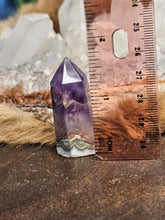 Load image into Gallery viewer, Amethyst and agate point
