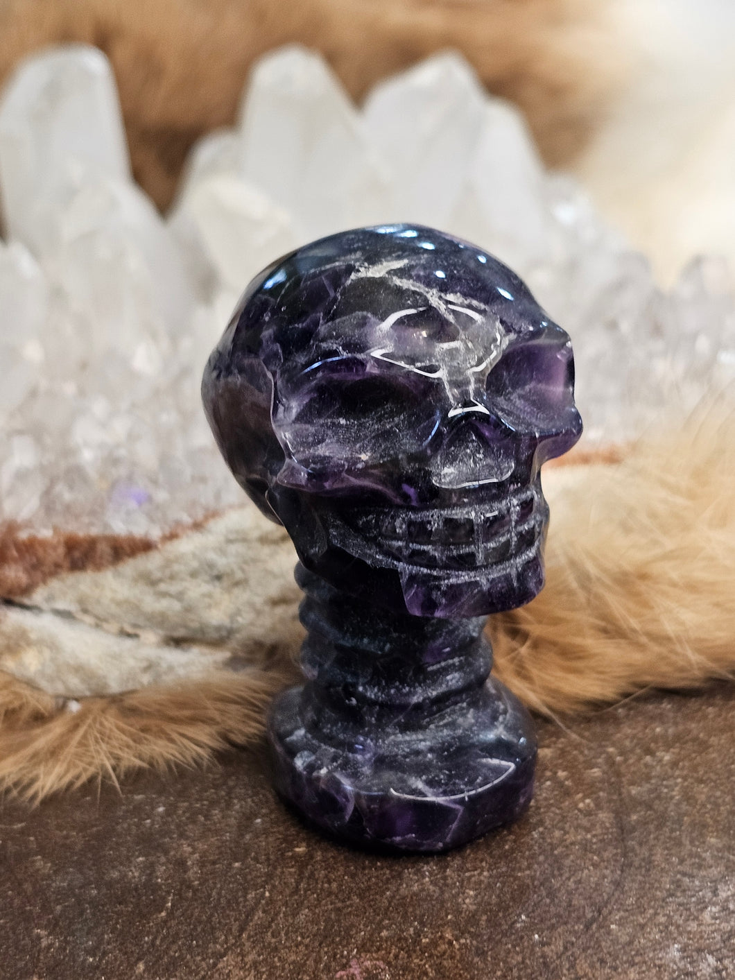 Amethyst skeleton