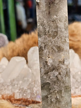 Load image into Gallery viewer, Amethyst with smokey quartz  tower
