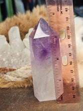 Load image into Gallery viewer, Amethyst with quartz  tower
