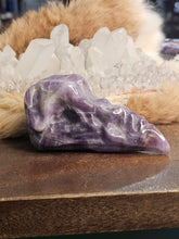 Load image into Gallery viewer, Amethyst eagle skull
