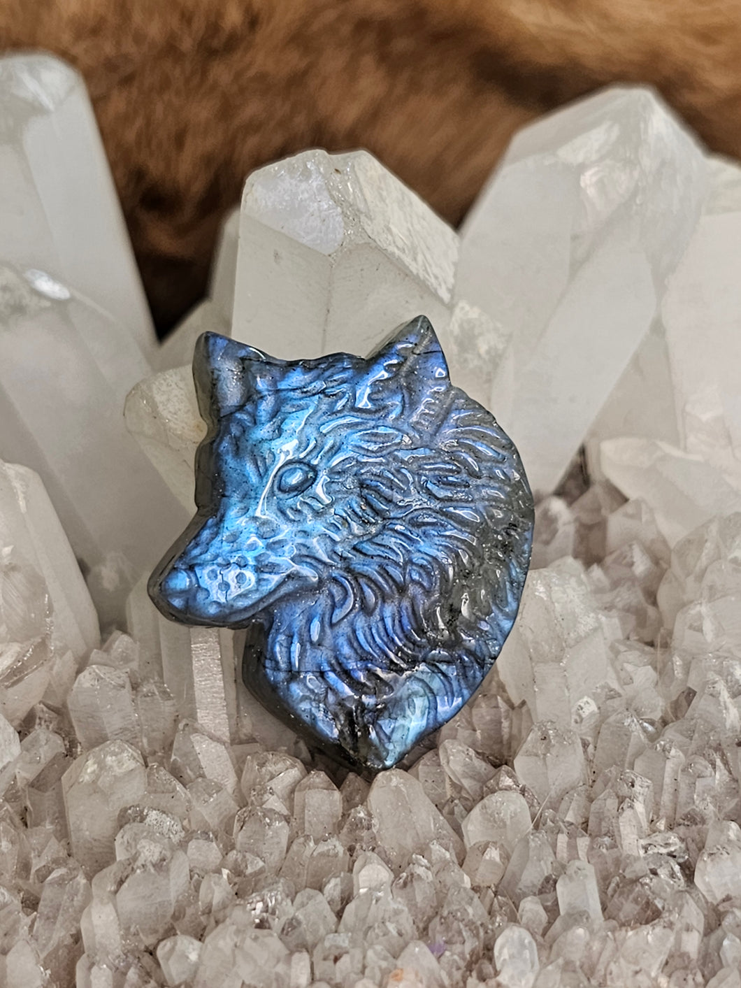 Labradorite wolf