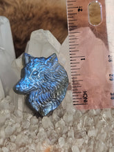 Load image into Gallery viewer, Labradorite wolf
