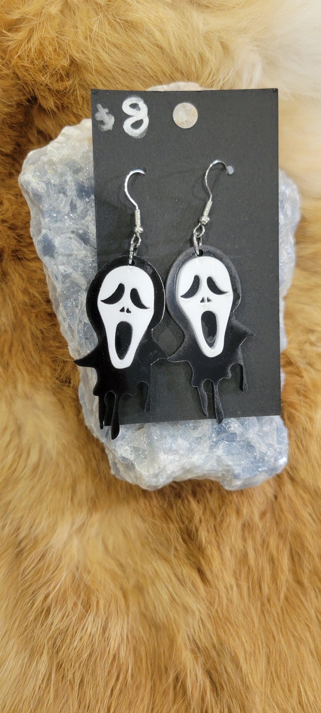 Ghostface fashion earrings