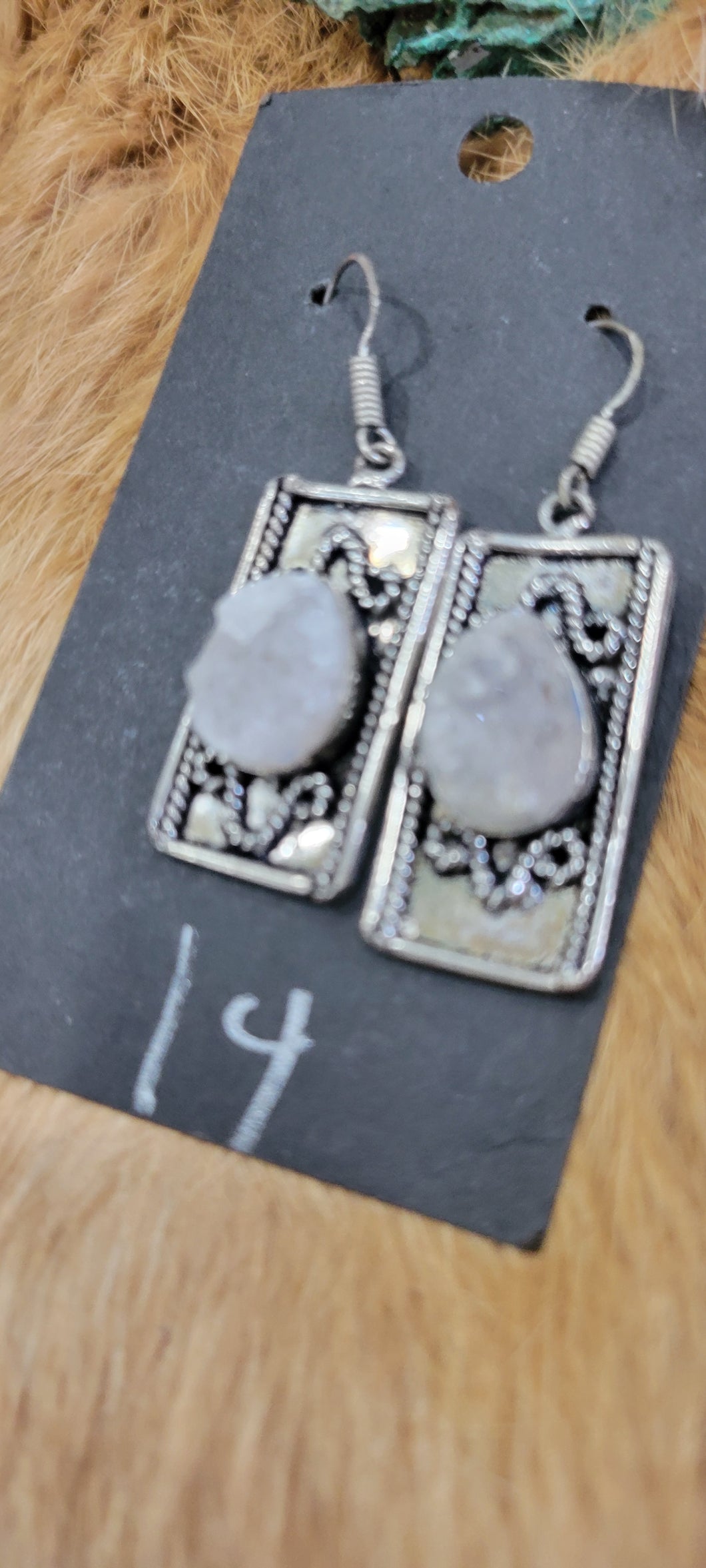 Druzy Agate fashion earrings