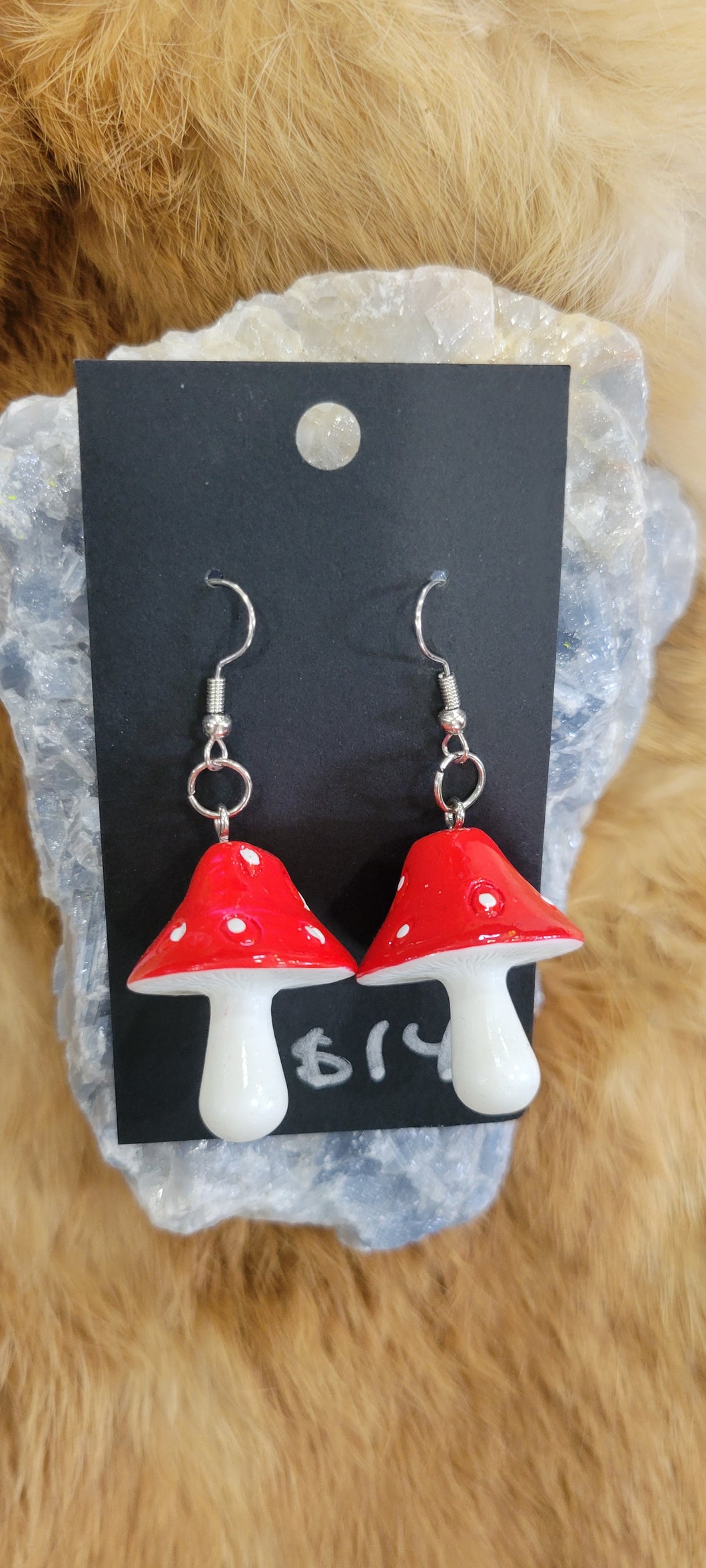 3d Mushroom fashion earrings