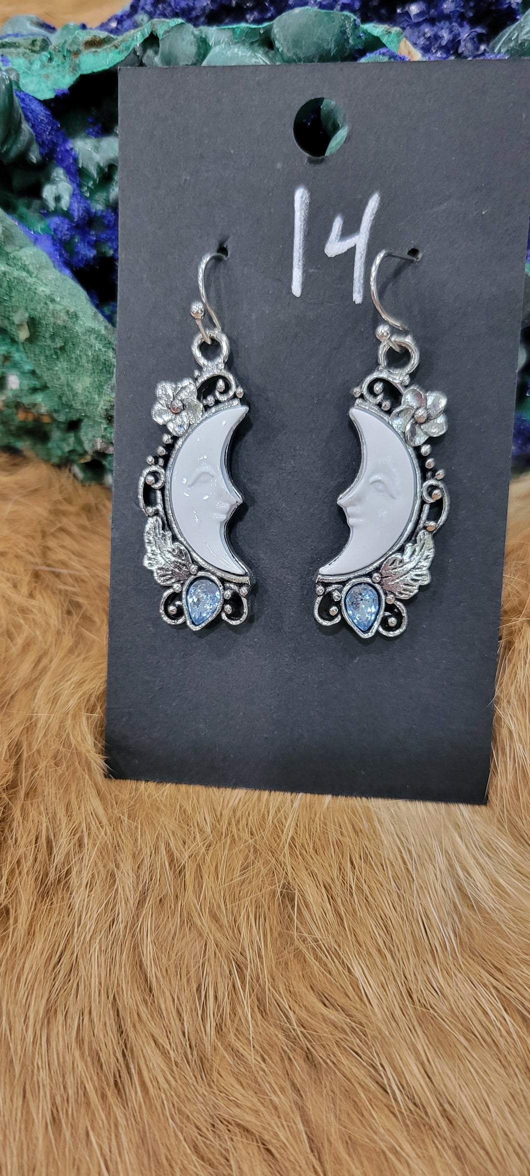 Moon fashion earrings