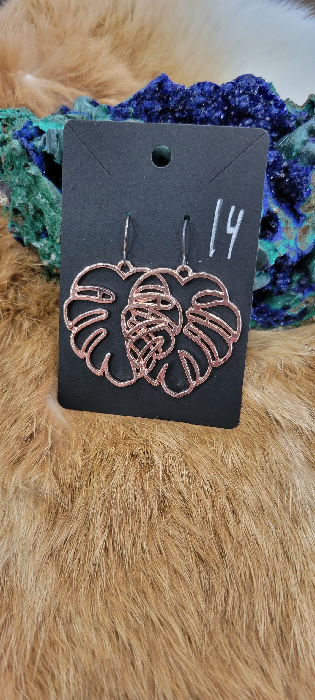 Leaf fashion earrings