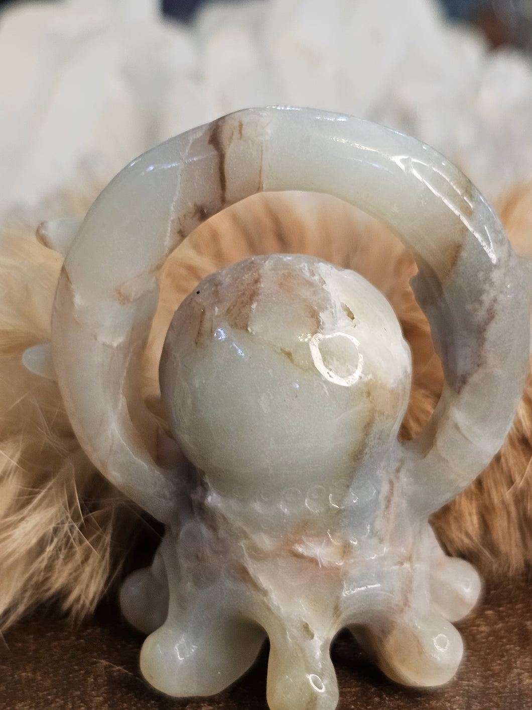 Caribbean calcite crystal ball