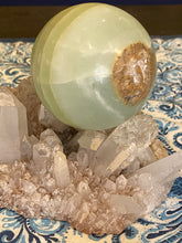Load image into Gallery viewer, Pistachio calcite sphere

