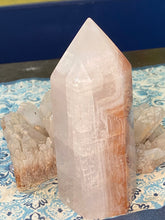 Load image into Gallery viewer, Orange calcite tower
