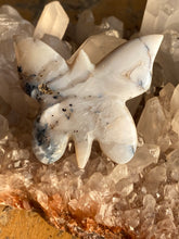 Load image into Gallery viewer, Dendritic Opal Carved Butterfly
