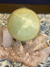 Load image into Gallery viewer, Pistachio calcite sphere
